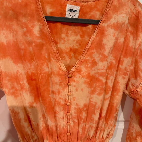 Aerie Smocked Tie Dye Mini Dress - Picture 6 of 8